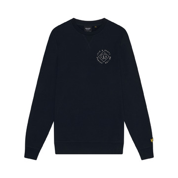 Sweater van het merk Lyle & Scott in het Marine