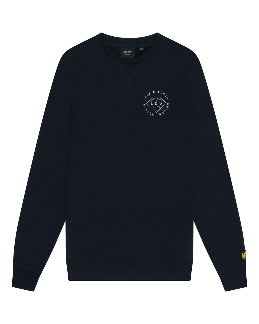 STAMP CREW NECK SWEATSHIRT