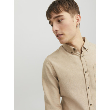 Hemd van het merk Jack & Jones in het Beige