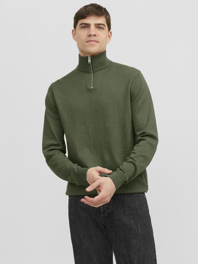 JJEEMIL KNIT HALF ZIP NOOS