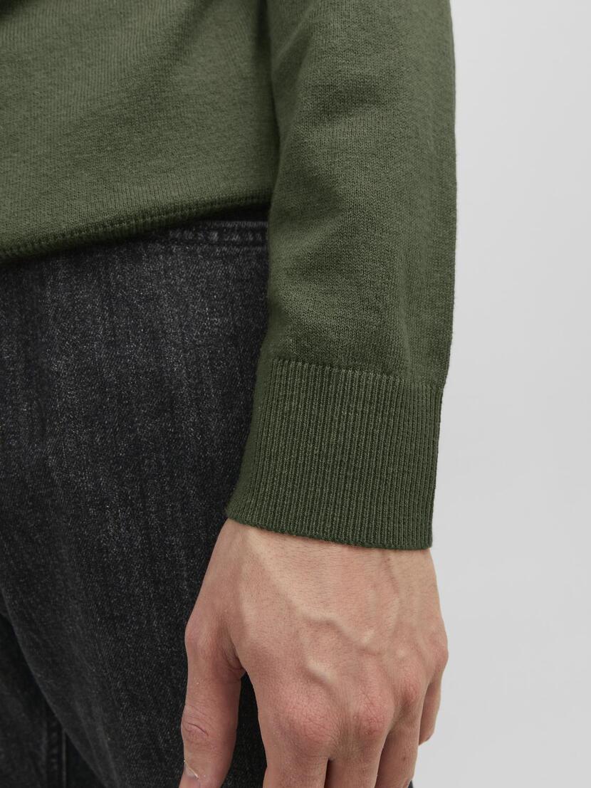 JJEEMIL KNIT HALF ZIP NOOS