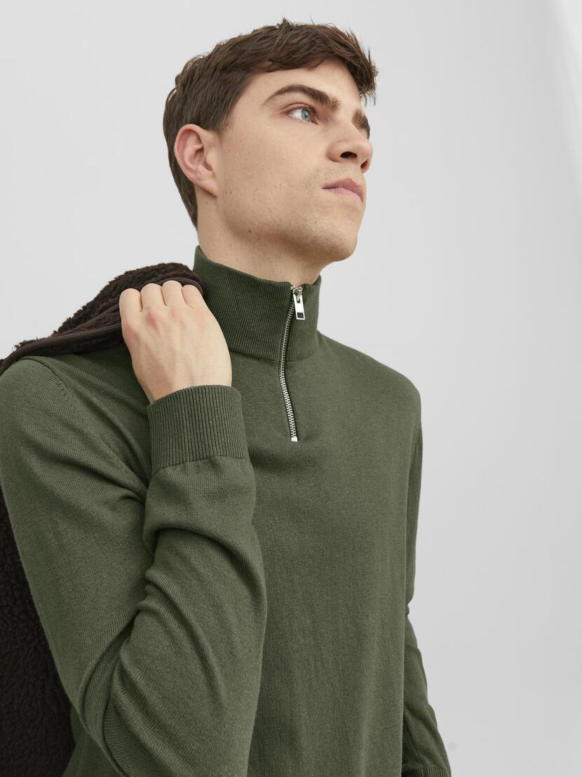 JJEEMIL KNIT HALF ZIP NOOS