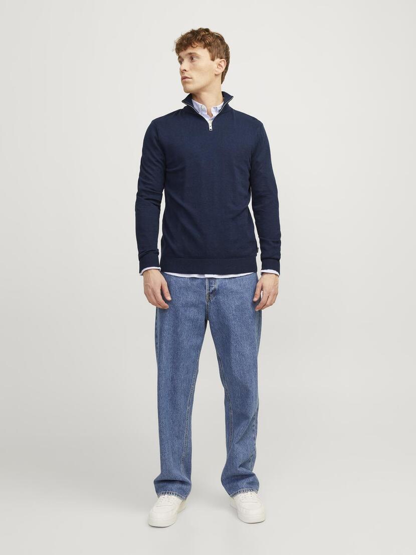 JJEEMIL KNIT HALF ZIP NOOS