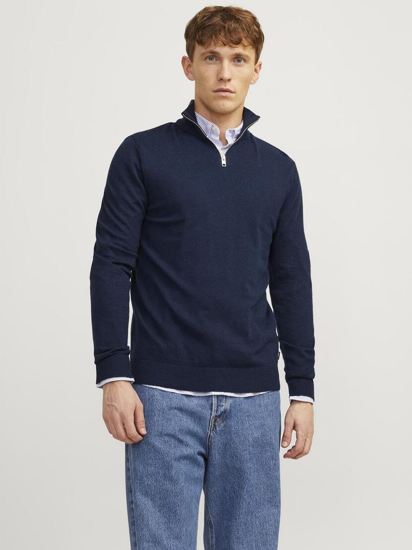 JJEEMIL KNIT HALF ZIP NOOS