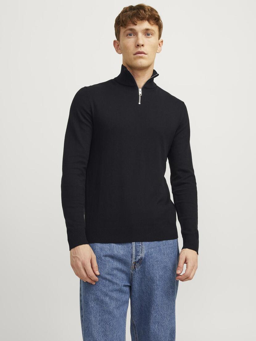 JJEEMIL KNIT HALF ZIP NOOS