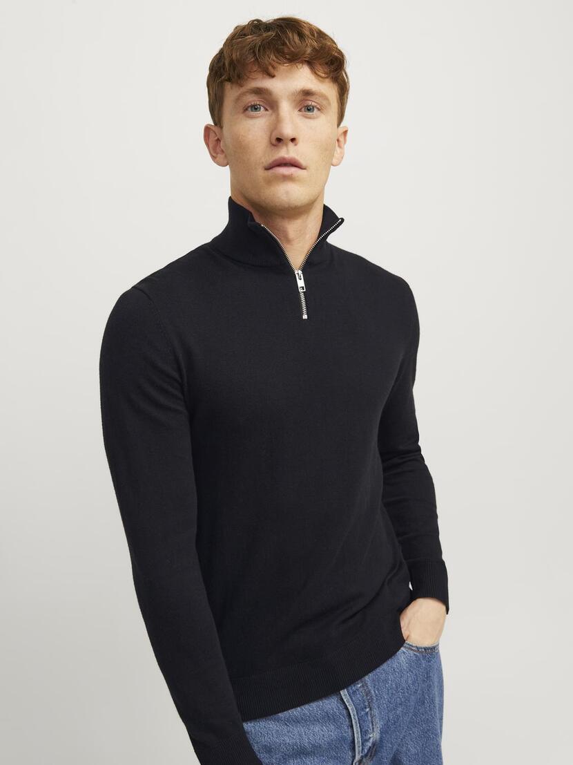 JJEEMIL KNIT HALF ZIP NOOS