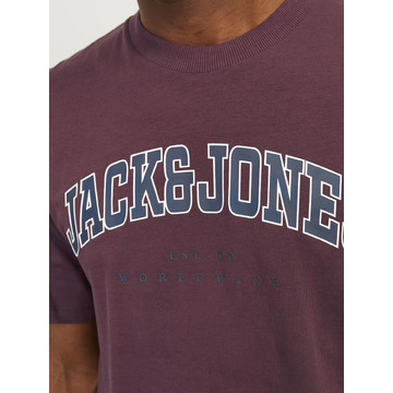 T-shirt van het merk Jack & Jones in het Bordeaux