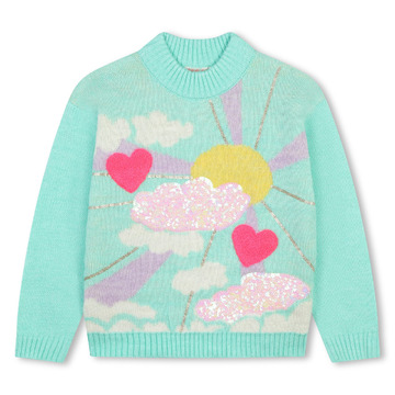 Sweater van het merk Billieblush in het Groen