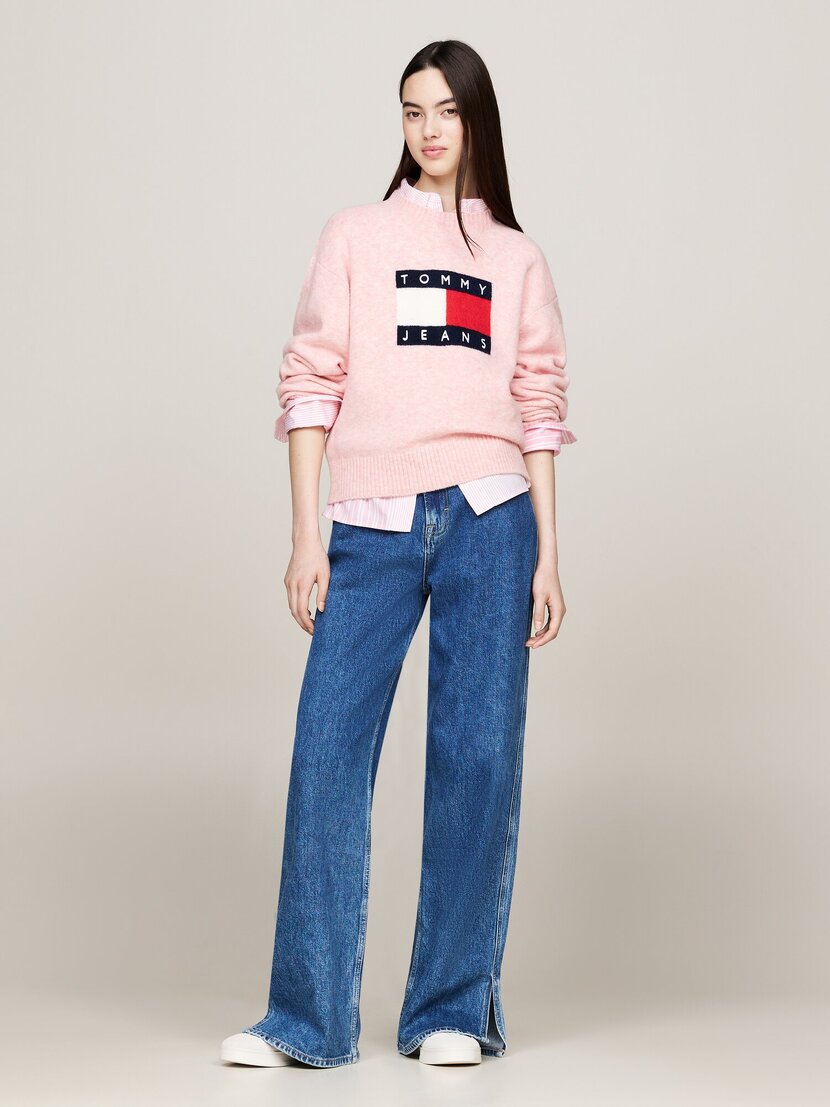 TJW MELANGE FLAG SWEATER EXT