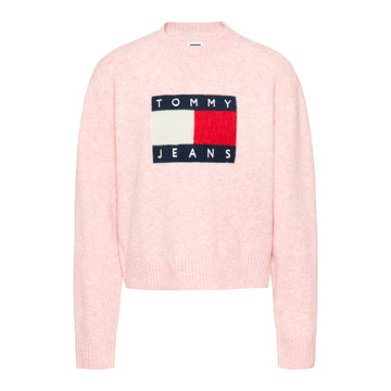 Pull van het merk Tommy Jeans in het Roze