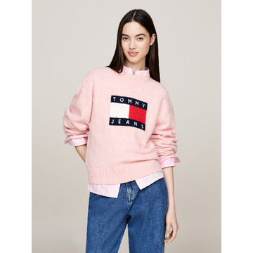 Pull van het merk Tommy Jeans in het Ecru