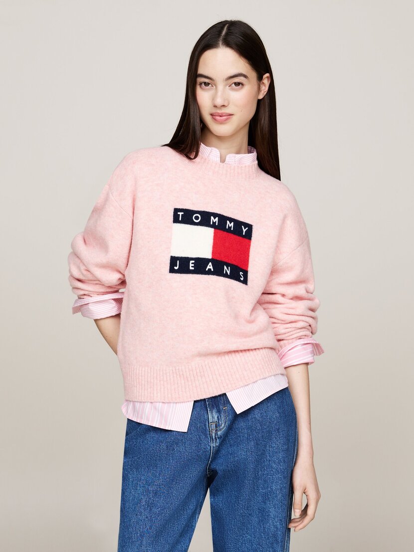 TJW MELANGE FLAG SWEATER EXT