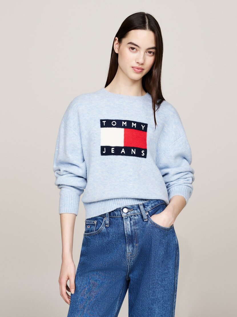 TJW MELANGE FLAG SWEATER EXT