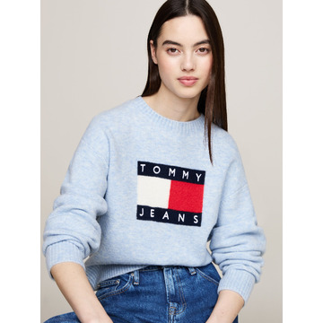 Pull van het merk Tommy Jeans in het Blauw