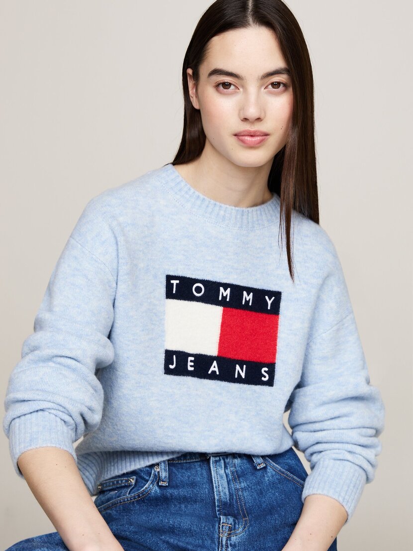 TJW MELANGE FLAG SWEATER EXT