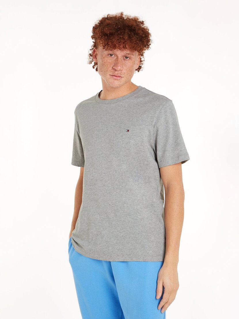 MW0MW37268 ESSENTIAL REG FIT HEATHER TEE