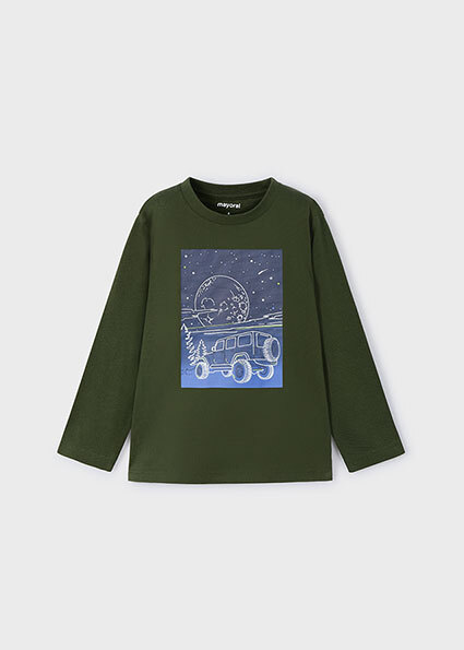 L/s t-shirt glow in the dark