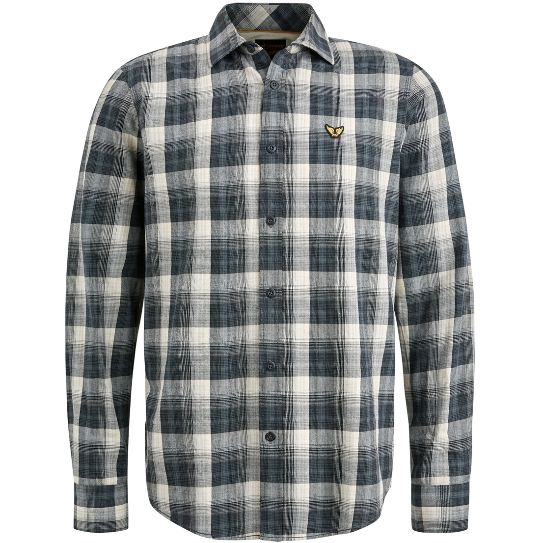 PSI2410200 Long Sleeve Shirt Twill Yarndyed C