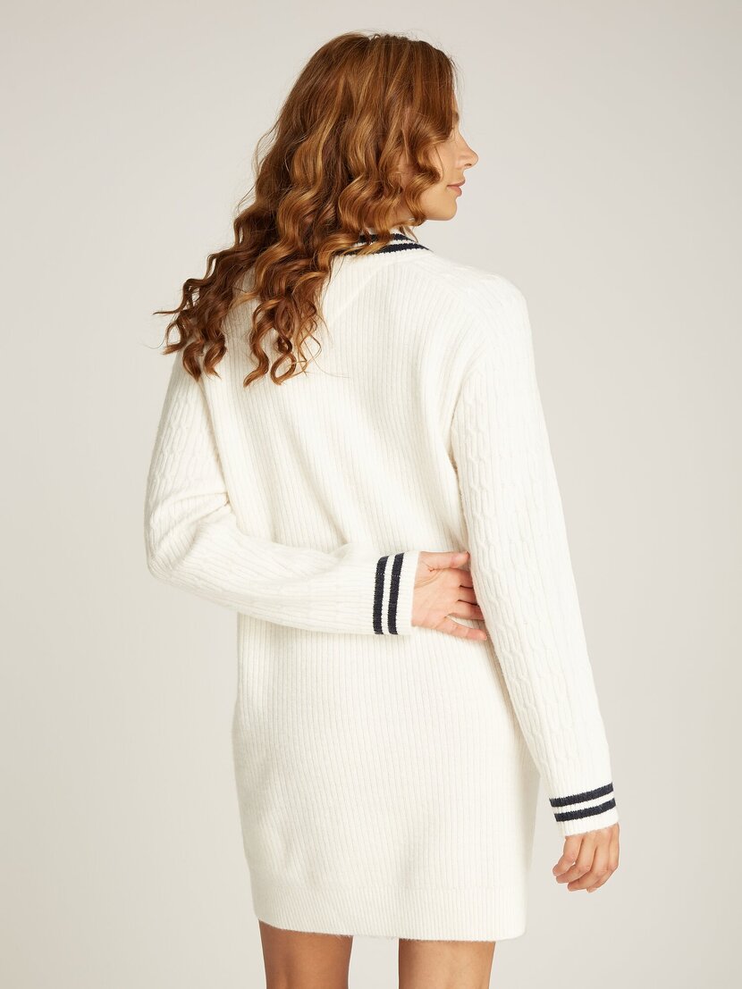 DW0DW19810 TJW CREST SWEATER DRESS