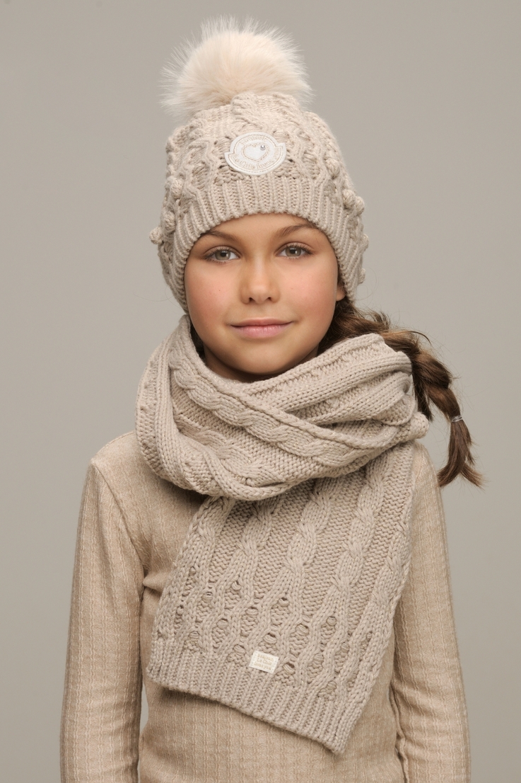 RAQUEL & RORY hat & scarf set