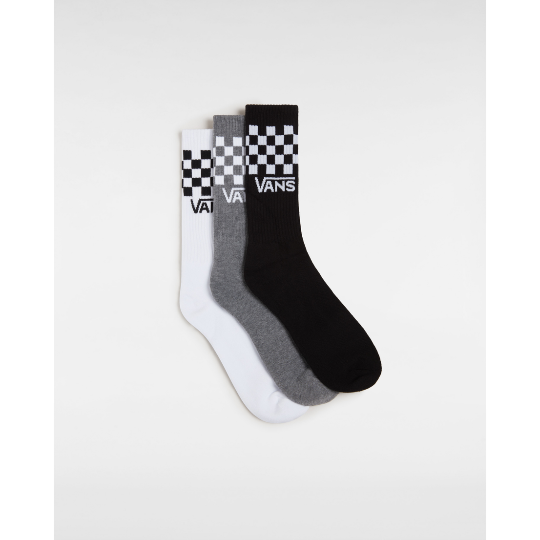 CLASSIC CHECK CREW Black/White