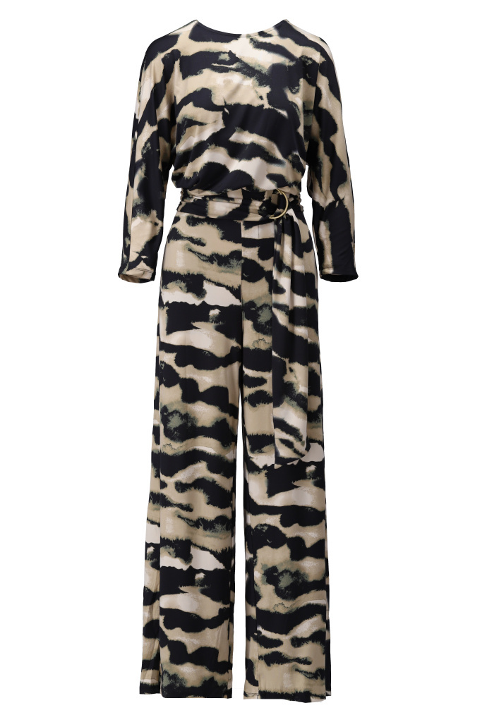 Jumpsuit with design & dolman sleeves