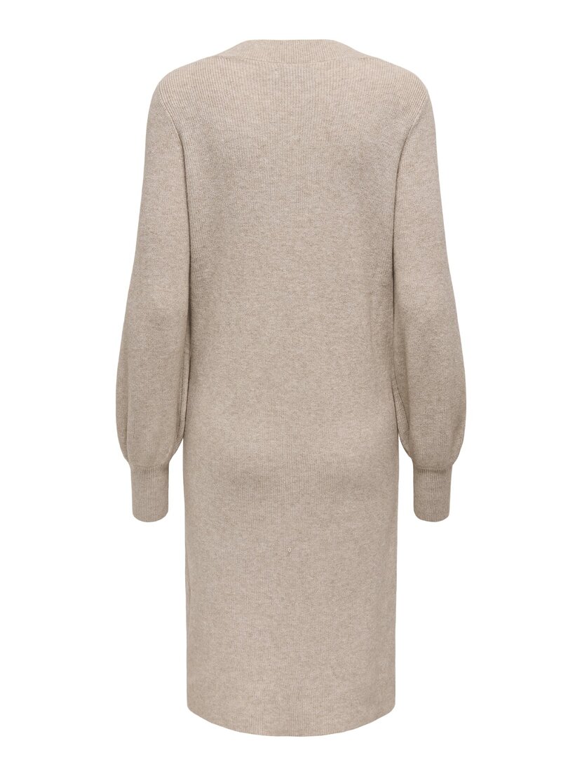 ONLKATIA LS V-NECK DRESS NCA KNT