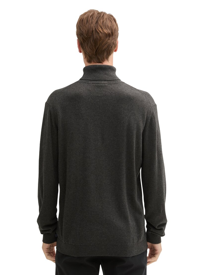 1043267 cottoncashmere turtleneck knit