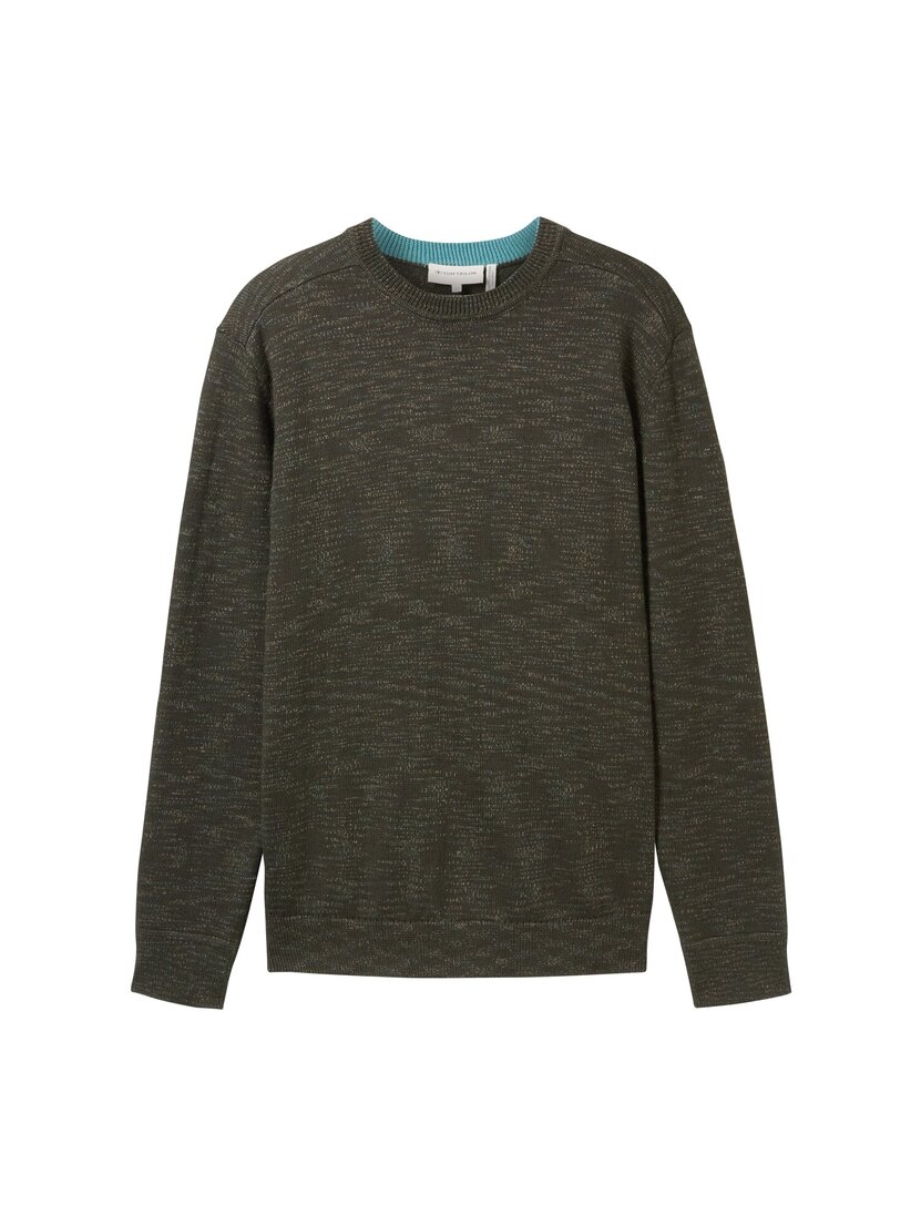 1043352 multicolor crewneck knit