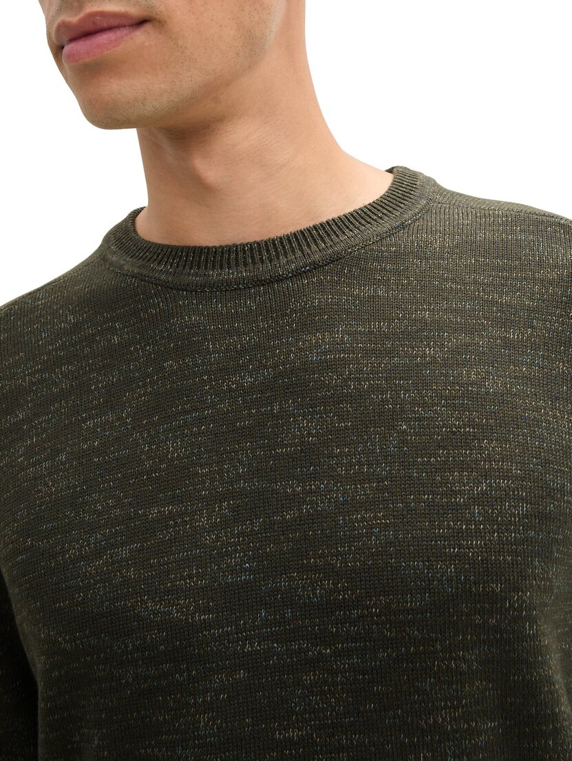 1043352 multicolor crewneck knit