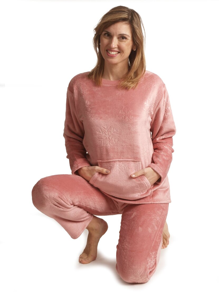 DAMES PYJAMA FLANNEL FLEECE