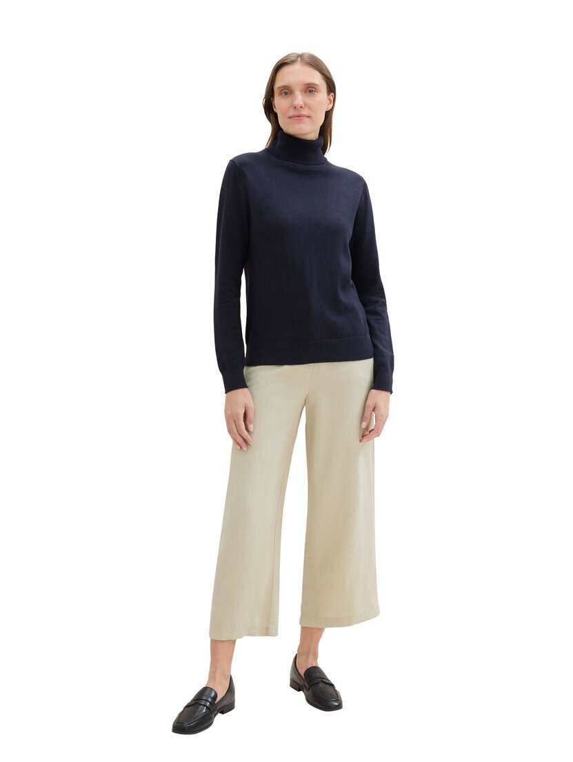 1042959 knit basic turtleneck