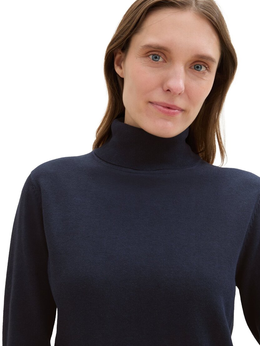 1042959 knit basic turtleneck