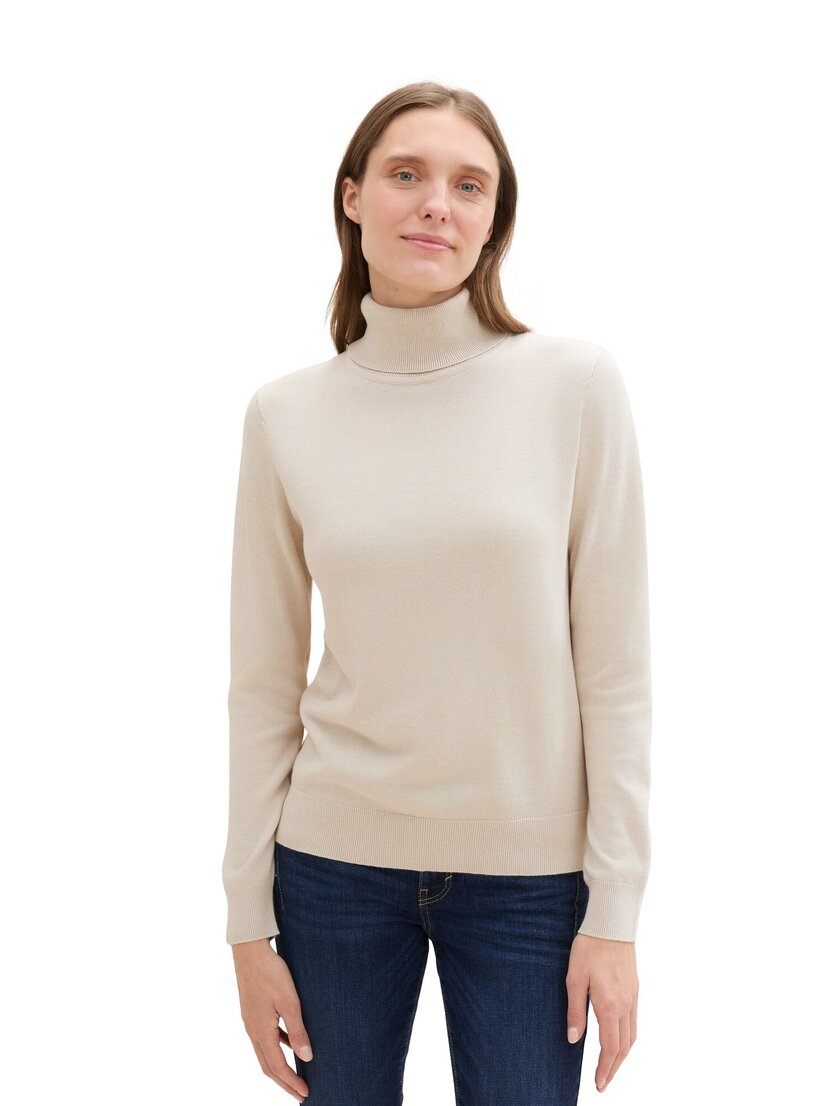 1042959 knit basic turtleneck