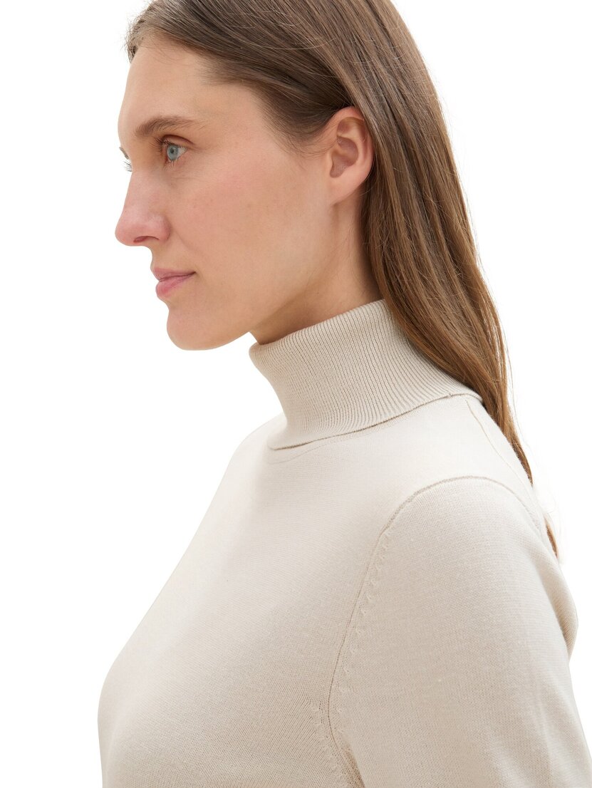 1042959 knit basic turtleneck