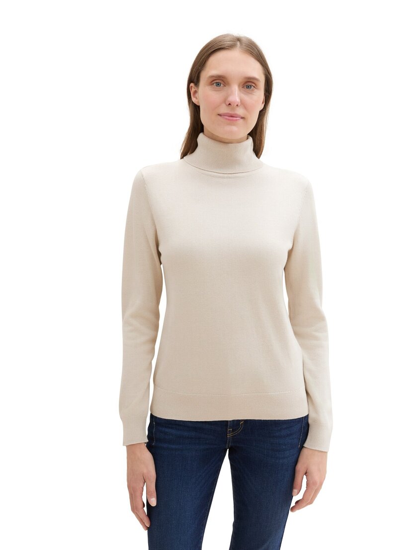 1042959 knit basic turtleneck