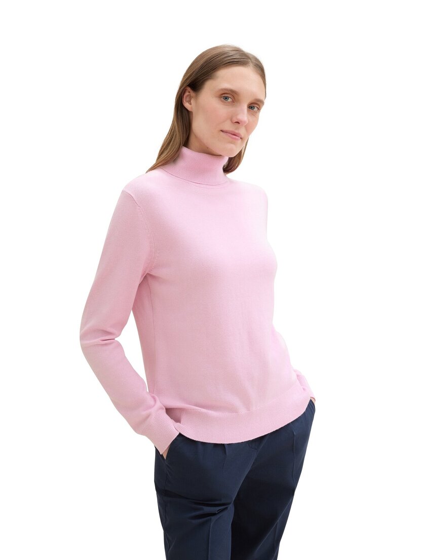 1042959 knit basic turtleneck