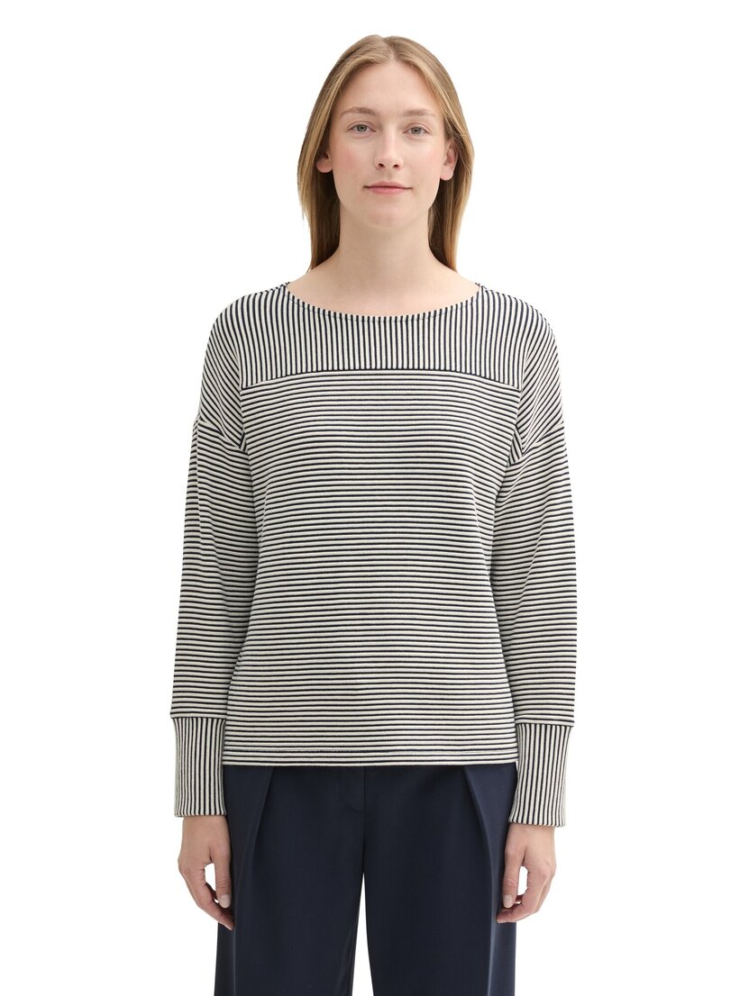 1043172 Sweatshirt stripe mix