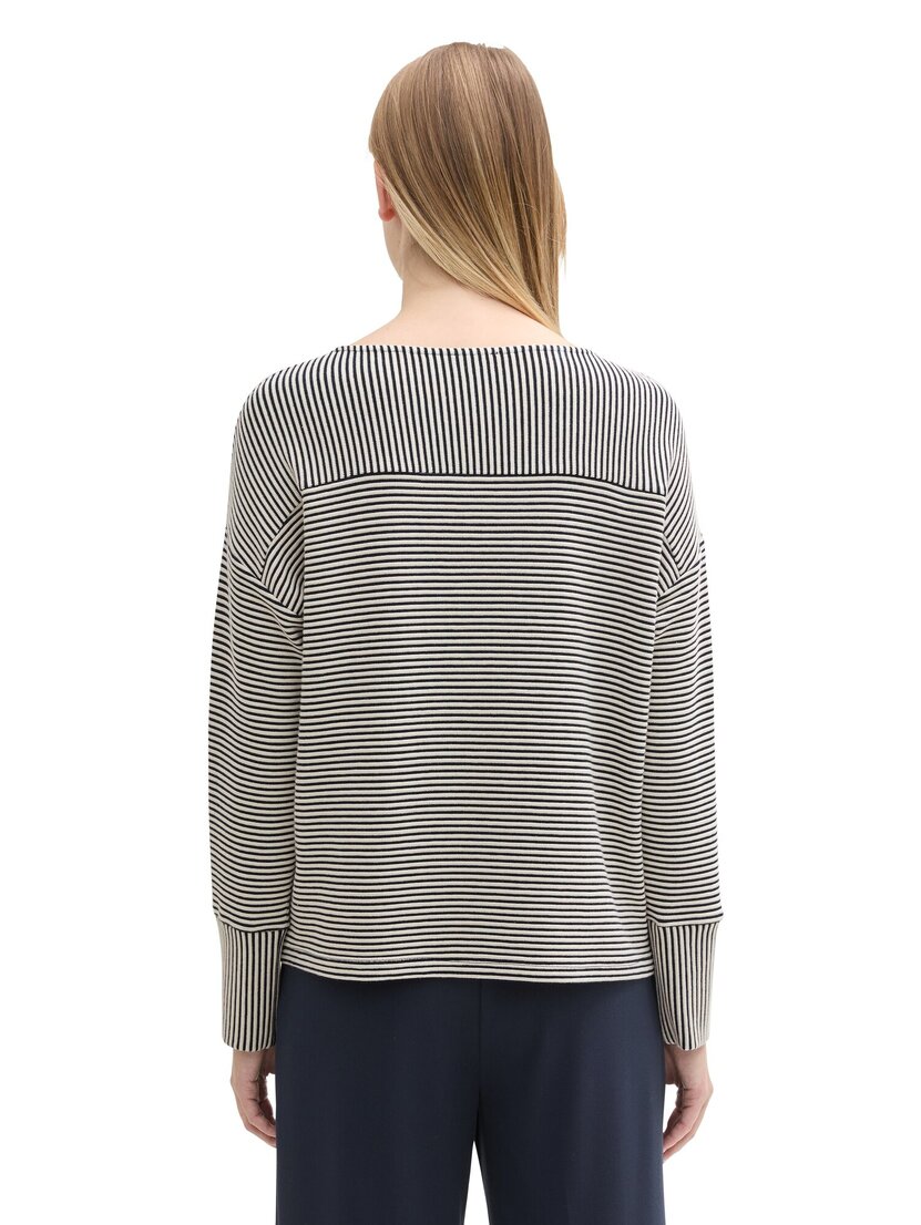 1043172 Sweatshirt stripe mix