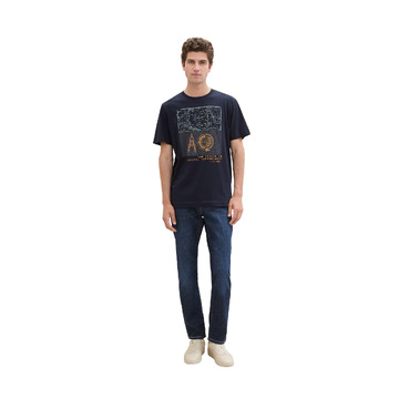 T-shirt van het merk Tom Tailor in het Blauw