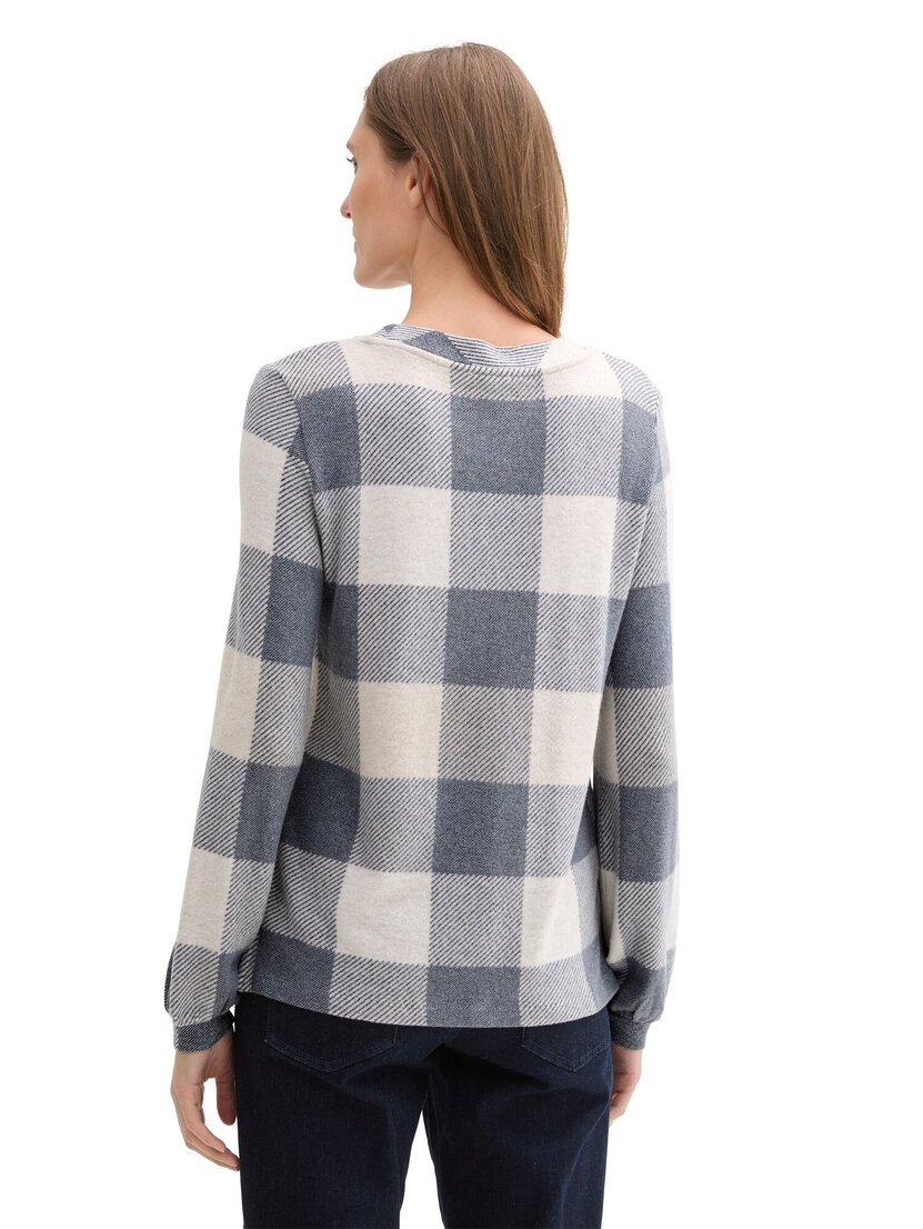 1043154 T-shirt cosy check