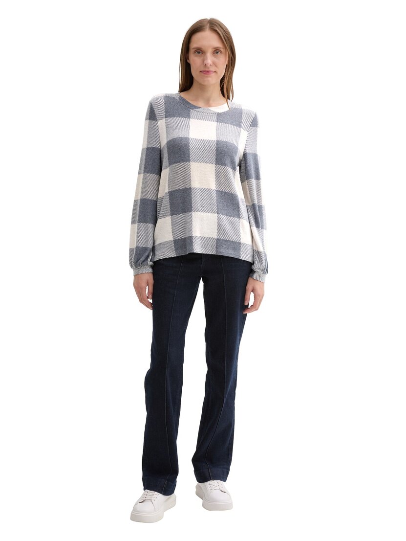 1043154 T-shirt cosy check