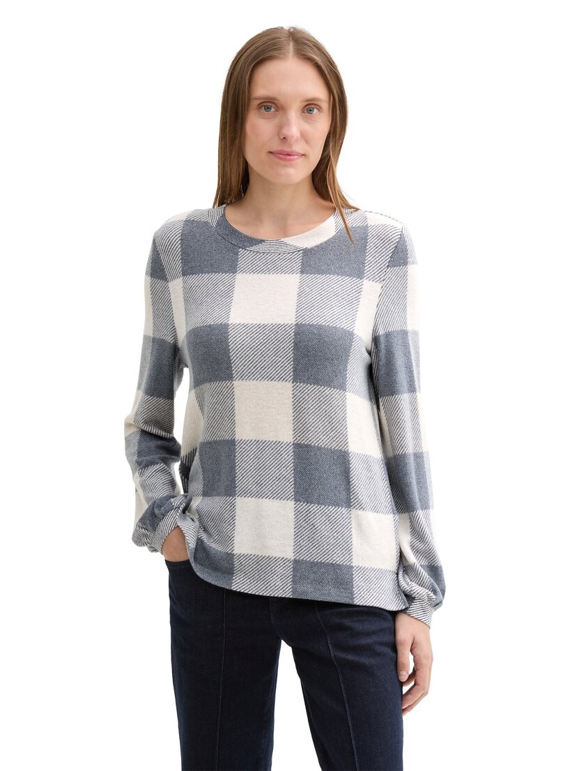 1043154 T-shirt cosy check