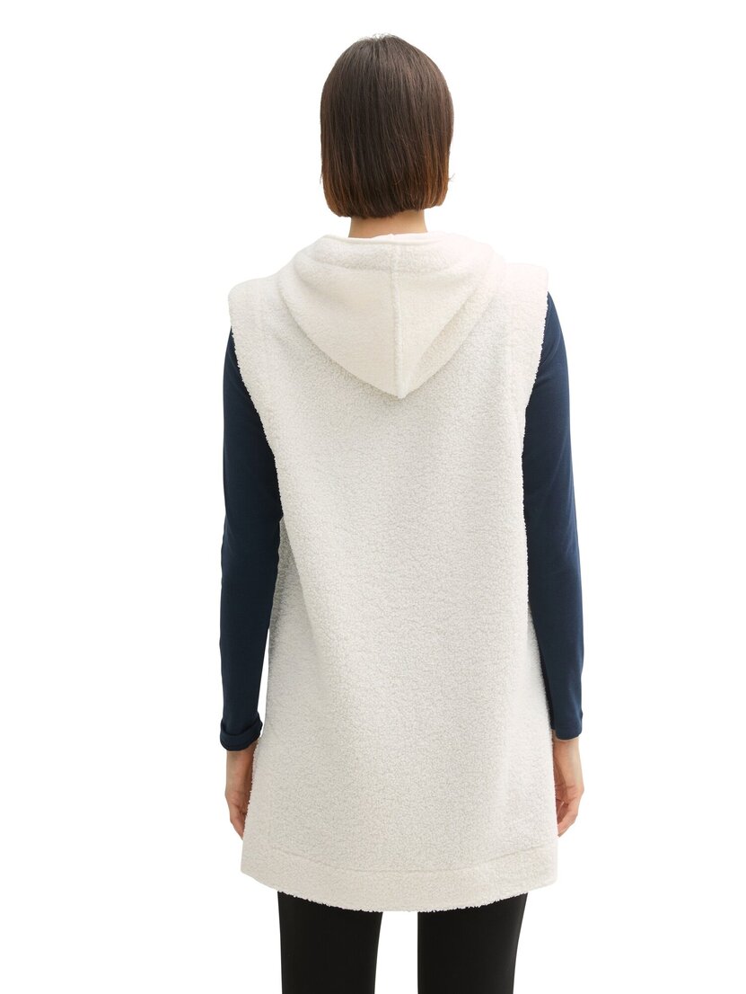 1043177 Sweatshirt long teddy vest