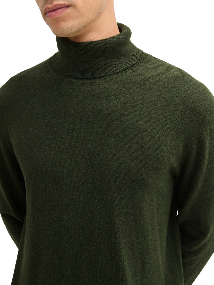 1043267 cottoncashmere turtleneck knit