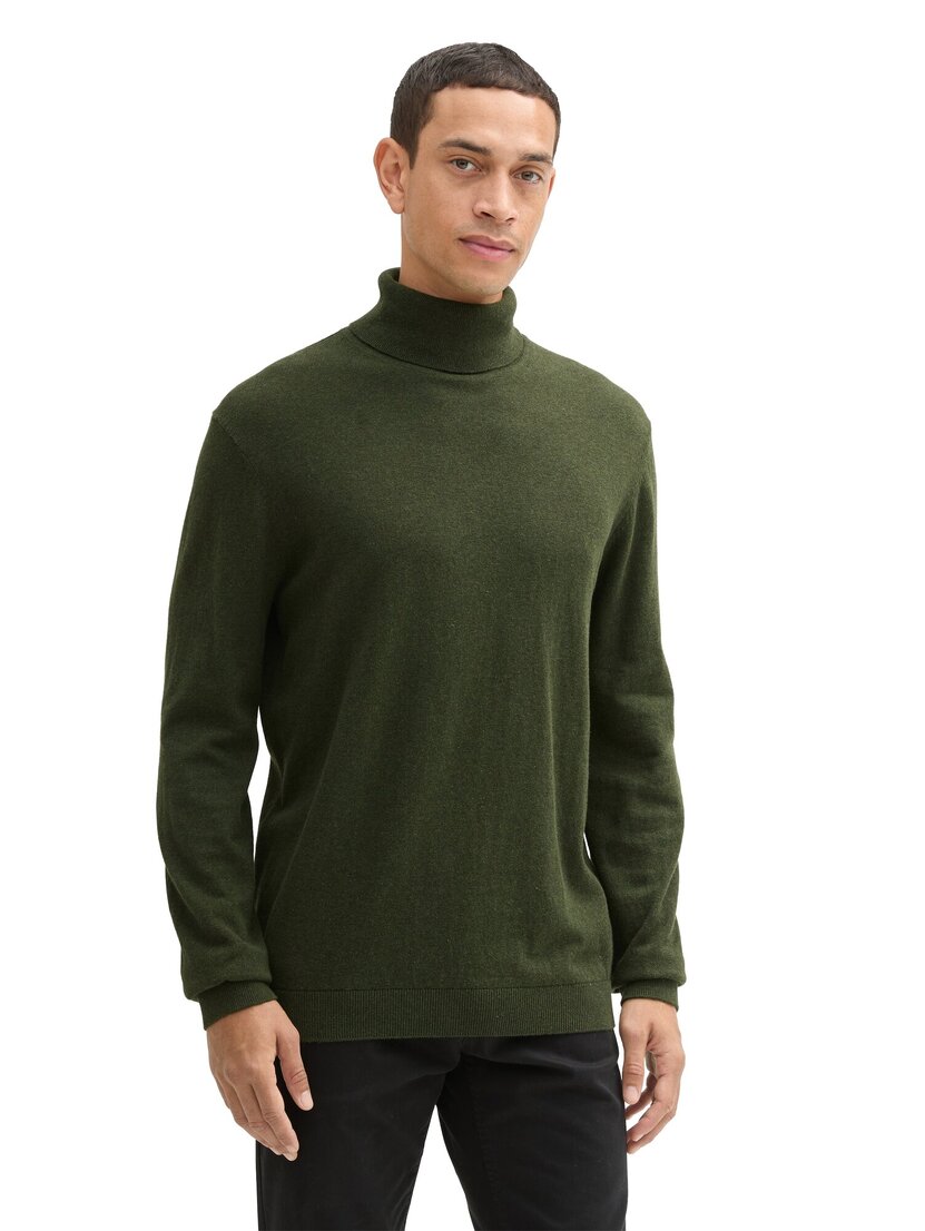 1043267 cottoncashmere turtleneck knit