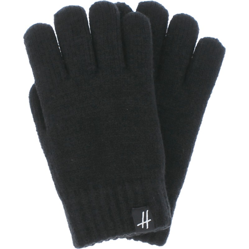 6x Gants enfant en maille unie avec lurex, doublur