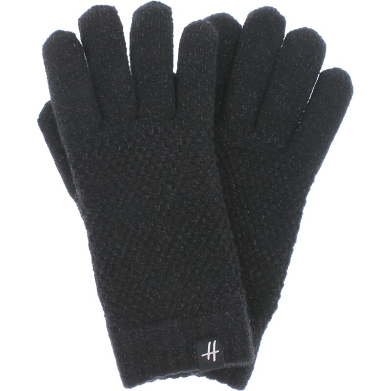 Gants femme en maille unie avec lurex doublé en teddy p