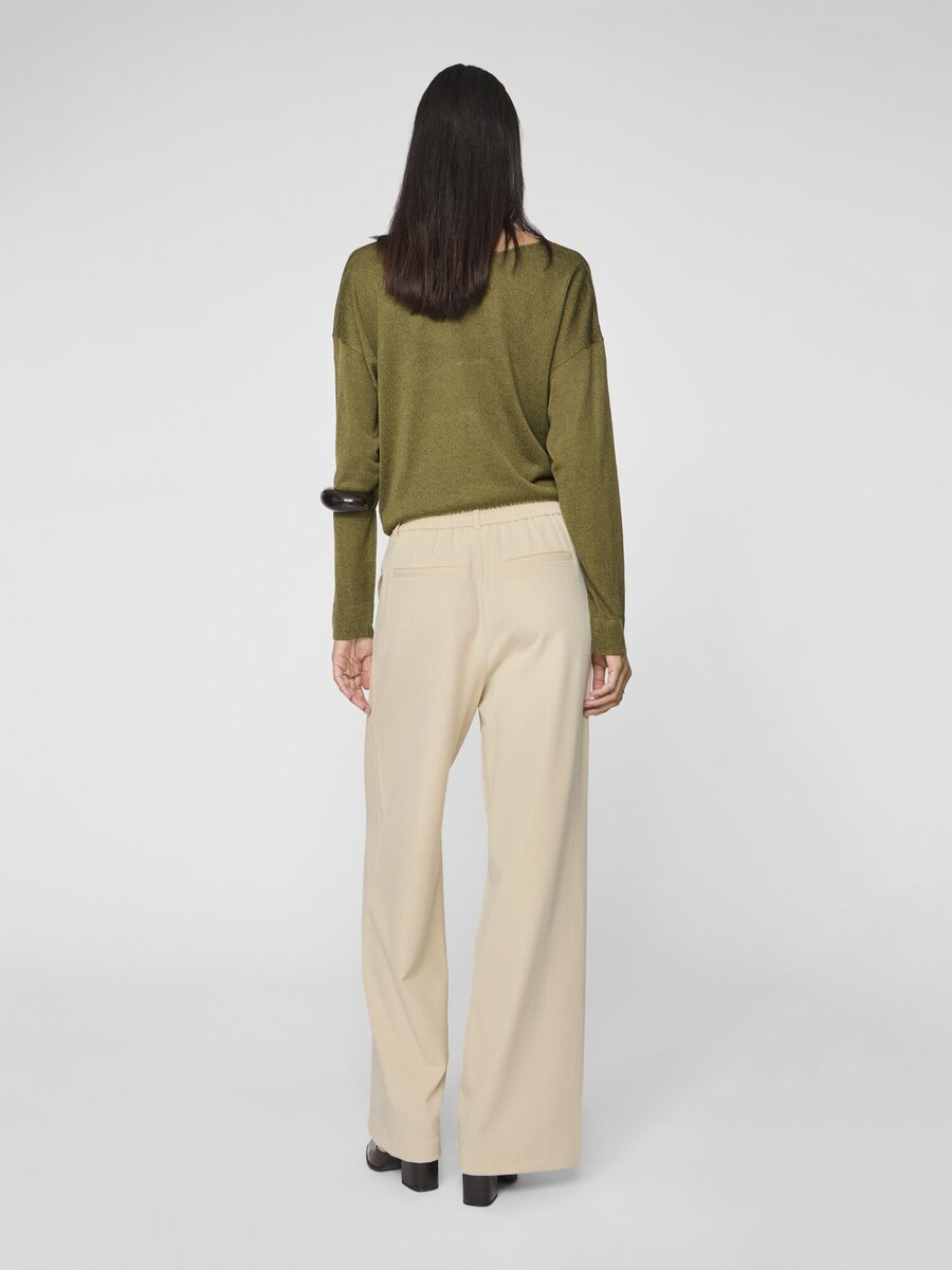 Broek van het merk Vila in het Beige