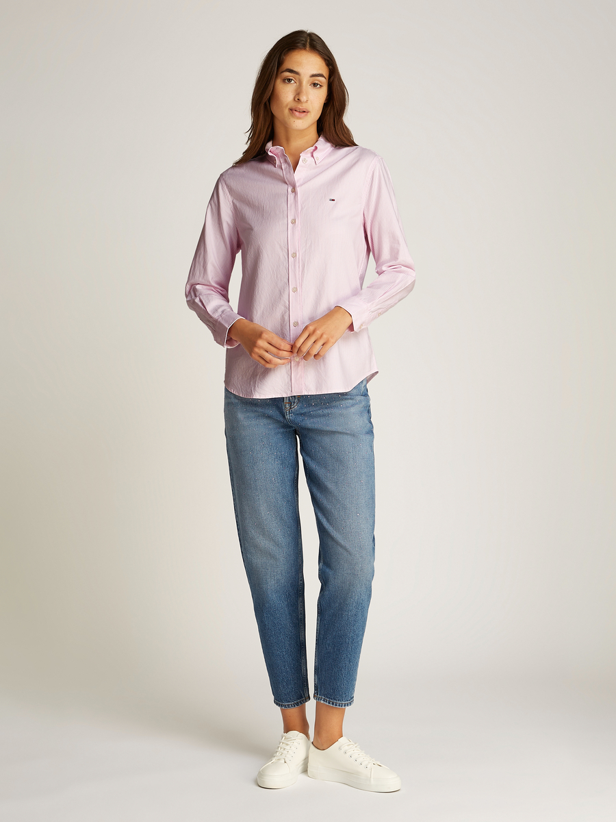 Hemd van het merk Tommy Jeans in het Roze